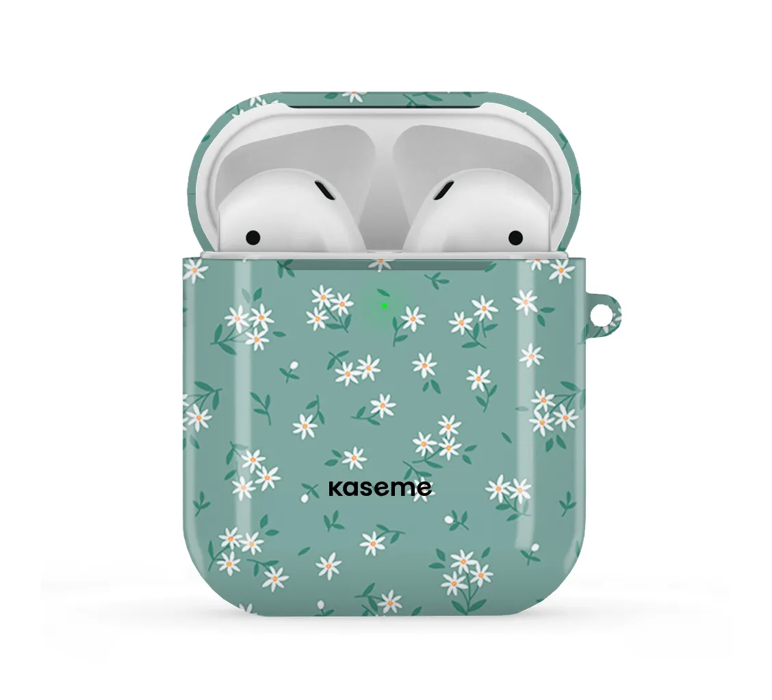 Bush Turquoise AirPods Case soft matte texture scratch resistant coating