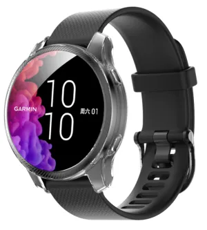 Carbon Armor Shell Protective Cover Guard Garmin Venu Protective Cover (Transparent)