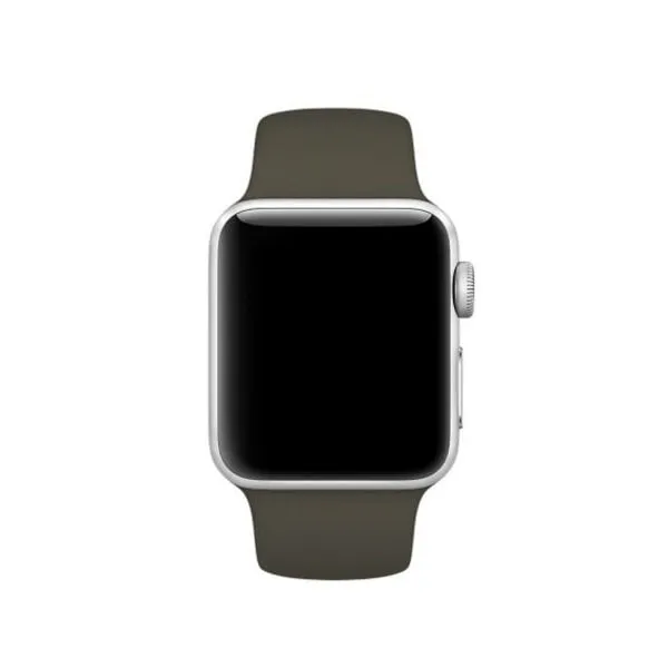 Apple Watch Silicone Strap (Army Green) Rugged Style Option