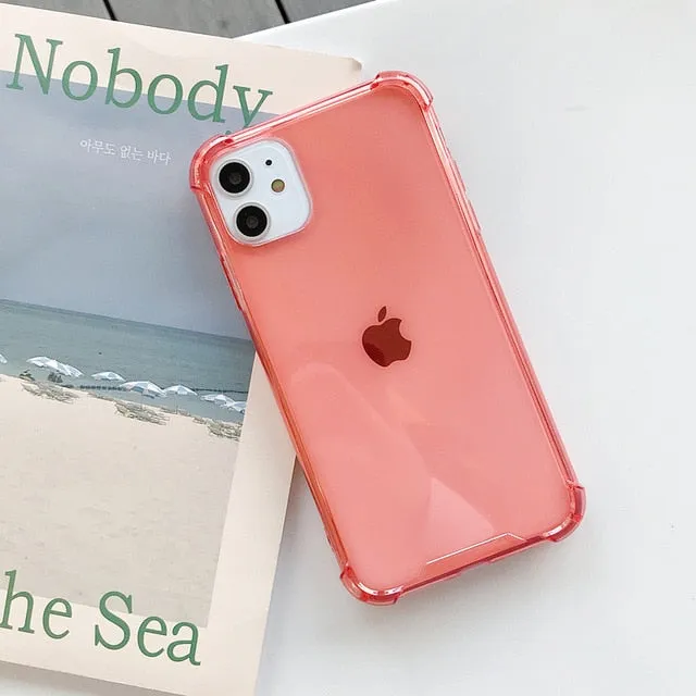 Low Cost Clear Silicone Phone Case For iPhone Trendy Accessory Office Accessory