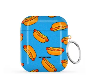 soft flexible silicone protector sport resistant earbuds protector Steam blue AirPods Case