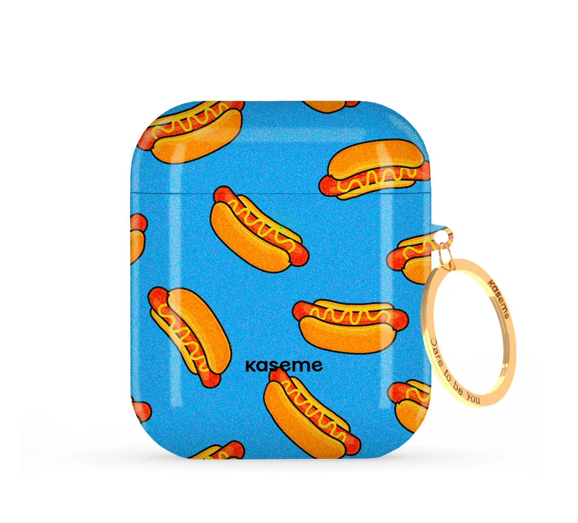 Steam blue AirPods Case Creative Smooth Bag