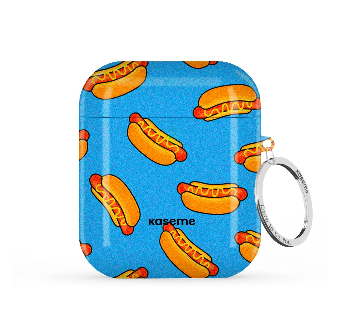 Steam blue AirPods Case Compact Everyday Holder