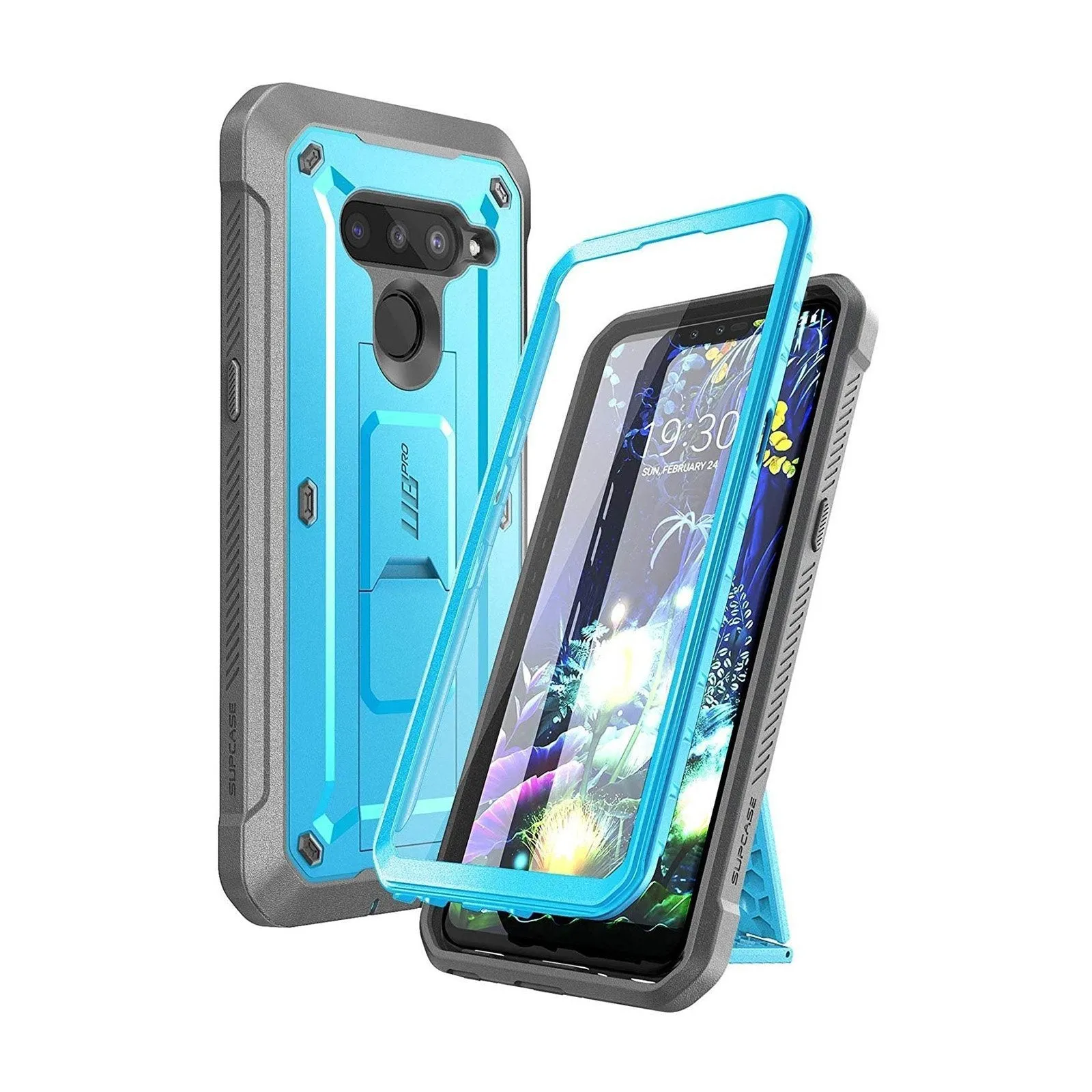 Pocket Size LG V50 ThinQ Unicorn Beetle Pro Full-Body Holster Case-Blue