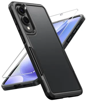 Elegant Edge FNTCASE for Samsung Galaxy S25 Edge Case: Protective Phone Cover Dual Layer Military Grade Drop Proof