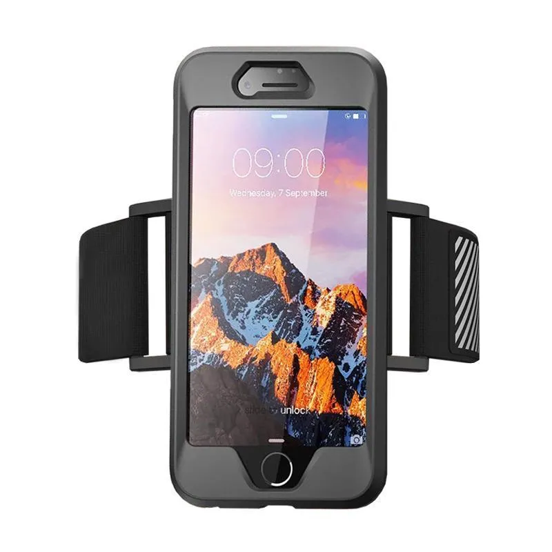 iPhone SE Athletic Armband-Black Protective Build