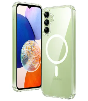 Anti Scratch Layer Anti Slip FNTCASE for Galaxy A14 6.6 inch Case: Magnetic Charging Anti Yellowing Shockproof Magsafe Support Phone Case