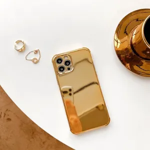 Wireless charging Luxury Shiny Plated Phone Case For iPhone