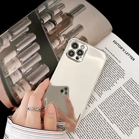 Luxury Shiny Plated Phone Case For iPhone Durable Material