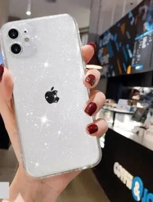 Luxury Sparkly Coloured Phone Case For iPhone Drop Shield Durable Texture