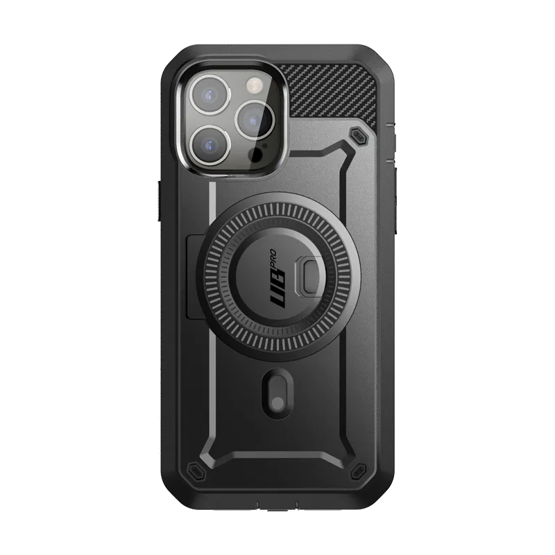 iPhone 13 Pro Max 6.7 inch Unicorn Beetle PRO MAG Rugged MagSafe Case-Gun Metal Hybrid Detail