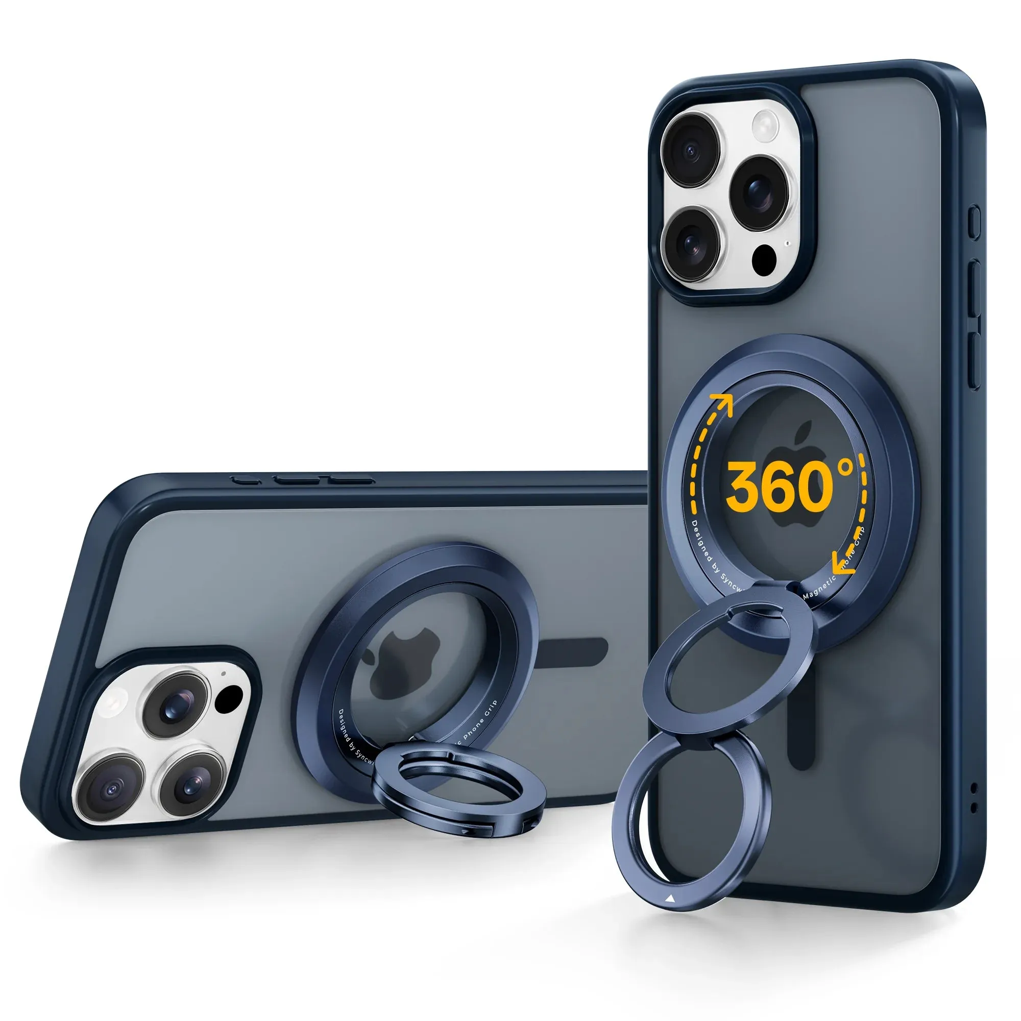 Luxury Spin Holder Fashionable Desk Holder Magnetic 360Grip - 360?? Rotation Magnetic Ring Stand