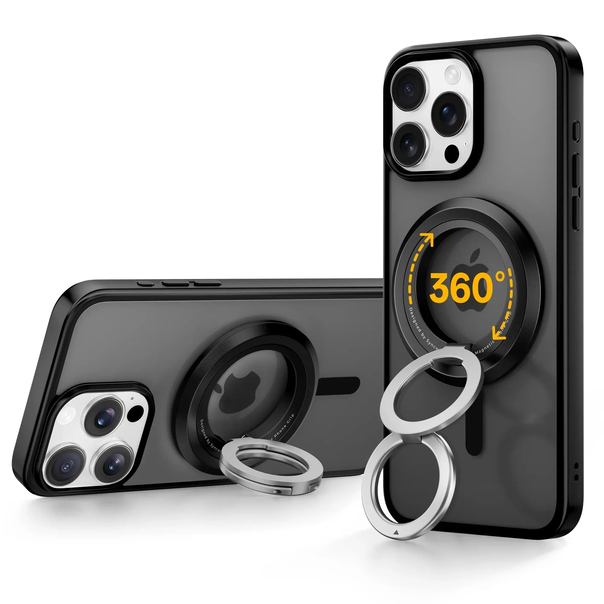 Luxury Mobile Ring Magnetic 360Grip - 360?? Rotation Magnetic Ring Stand