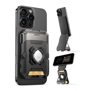 MagSafe Wallet with AirTag Holder ?C 5-Card Storage, RFID Blocking, and Strong Magnetic Lock Handy Everyday Wallet