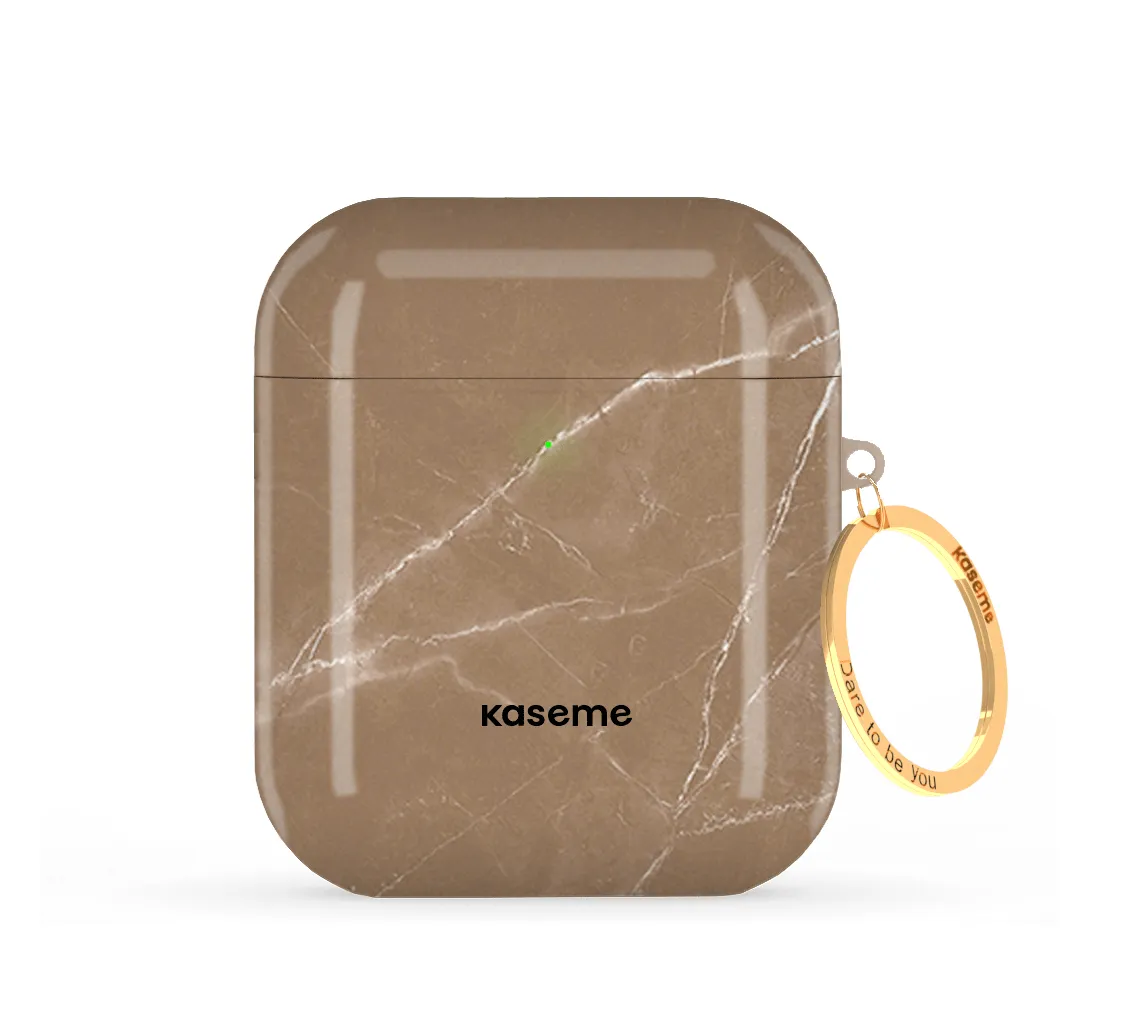 Cappuccino AirPods Case luxury handmade airpods cover