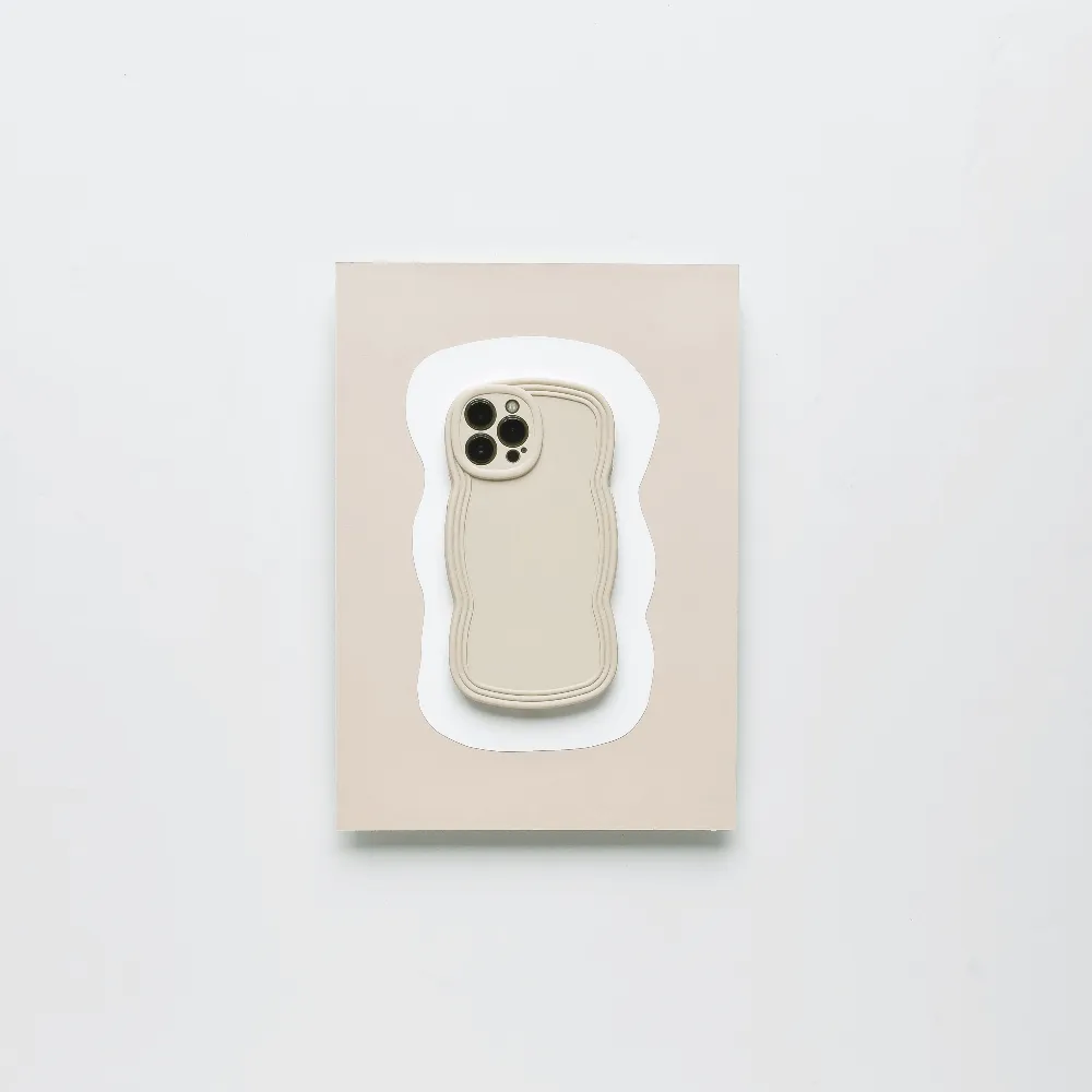 NAKD Curvy Phone Case - Vanilla Matte Pattern Design Hand Feel