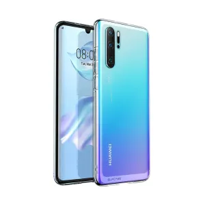 Compact Style Flexible Detail Design Huawei P30 Pro Unicorn Beetle Style Slim Clear Case-Clear