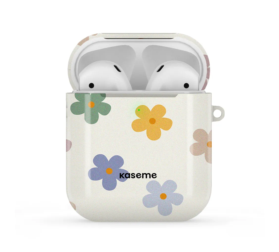 Woodstock Big AirPods Case Modern Compact Organizer soft pastel hybrid airpods case