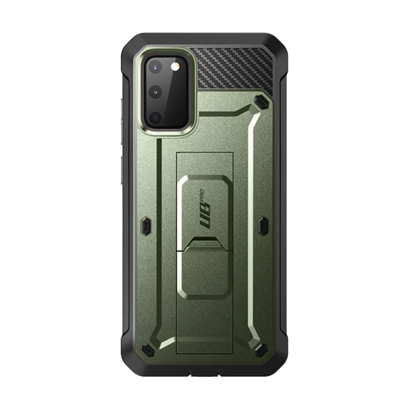 Galaxy S20 FE Unicorn Beetle Pro Rugged Case-Metallic Green Luxury Feel Compact Edge