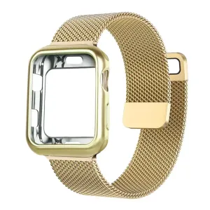 Milanese Strap with Matching Case for Apple Watch Ultra & Series Minimal Classic Design Elegant Modern Appeal