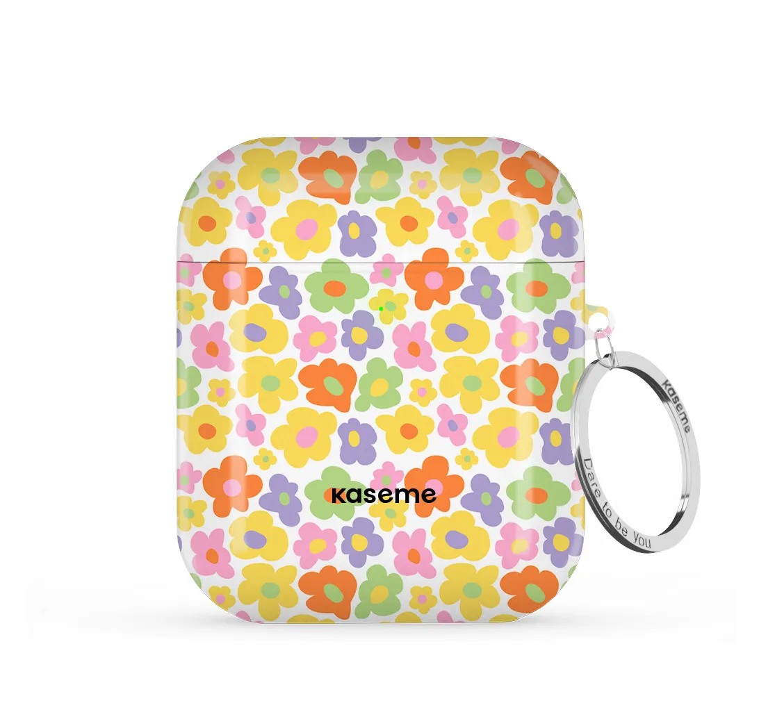 Fashion Travel Organizer soft gel ergonomic airpods protector Millie Yellow AirPods Case