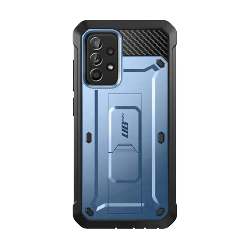 Galaxy A52 Unicorn Beetle Pro Rugged Holster Case-Metallic Blue Portable Shield
