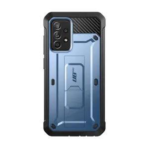 Galaxy A52 Unicorn Beetle Pro Rugged Holster Case-Metallic Blue Portable Shield