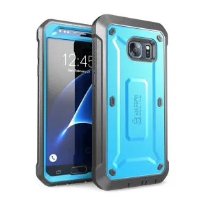 Galaxy S7 Unicorn Beetle Pro Full Body Rugged Holster Case-Blue Minimal Surface Layer High gloss
