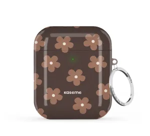 Creative Compact Holder Woodstock Mocha AirPods Case