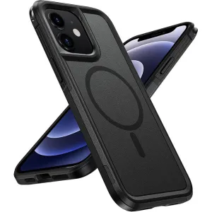 FNTCASE For iPhone 12 Phone Case Magnetic Dual Layer Military Grade Drop Shockproof Protection Travel Essential