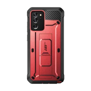 Compact Edge Galaxy Note20 Ultra Unicorn Beetle PRO Rugged Holster Case-Metallic Red