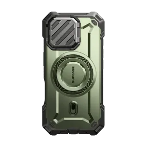 iPhone 16 Pro Max 6.9 inch Unicorn Beetle MAG XT MagSafe Case- Dark Green Vivid Detail Texture