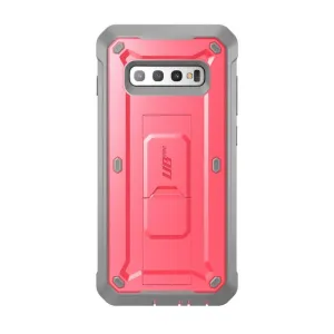 Gloss Layer Smooth Edges Galaxy S10 Unicorn Beetle Pro Rugged Holster Case Without Screen Protector-Pink