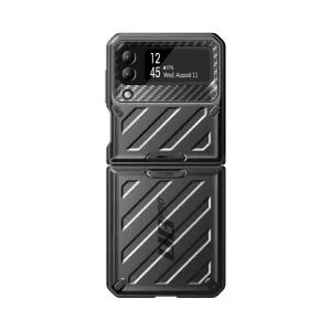 Custom Fit Galaxy Z Flip3 Unicorn Beetle PRO Rugged Case with Belt Clip-Black