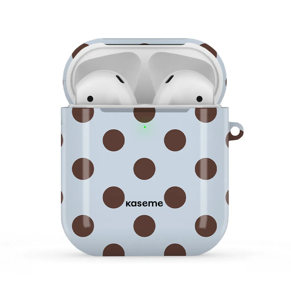 Anti Impact Protector compact ergonomic neon airpods case Couture Blue AirPods Case