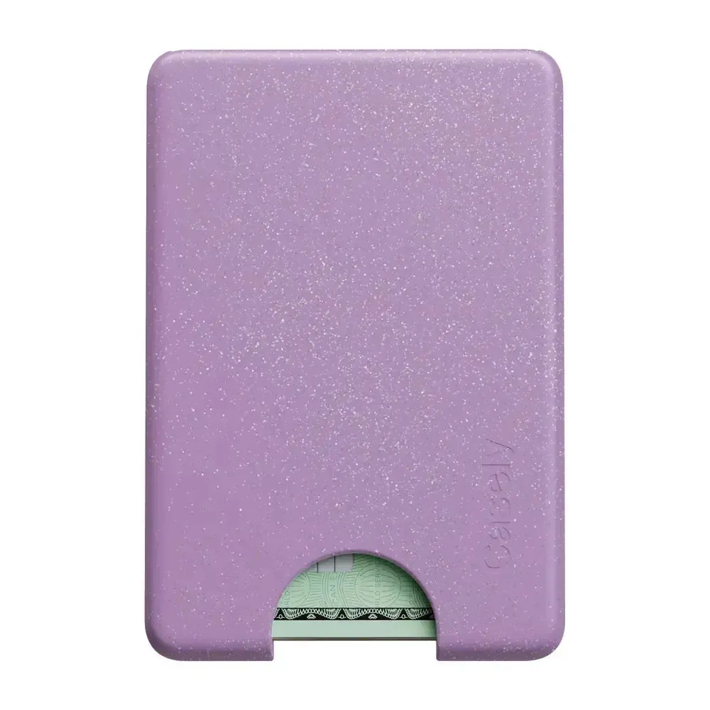 Sleek Snap Grab Luxury Pocket Grab Lavender Waves | Purple Shimmer MagWallet