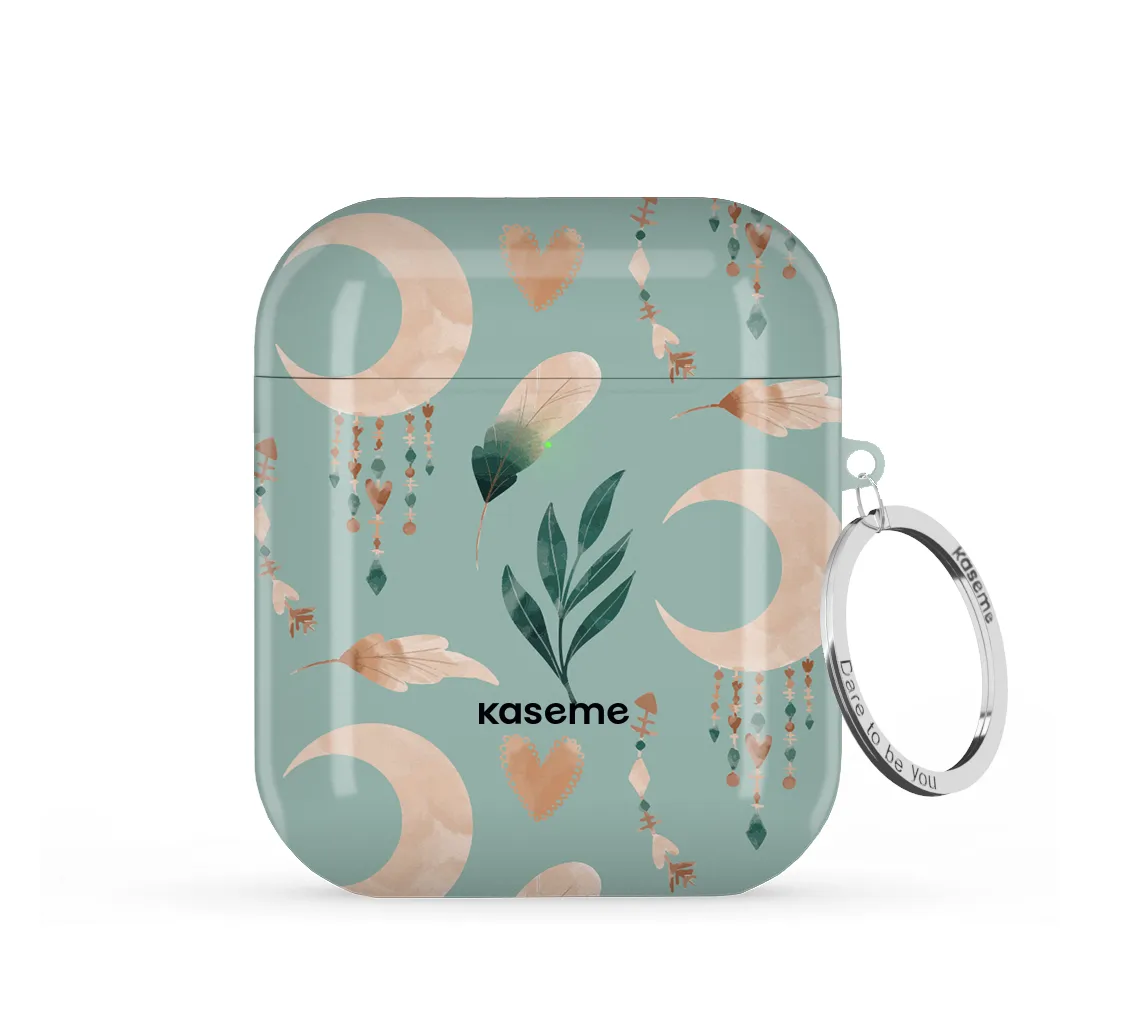 Moonlight Blue AirPods Case Soft Rubber Protector soft matte travel airpods cover