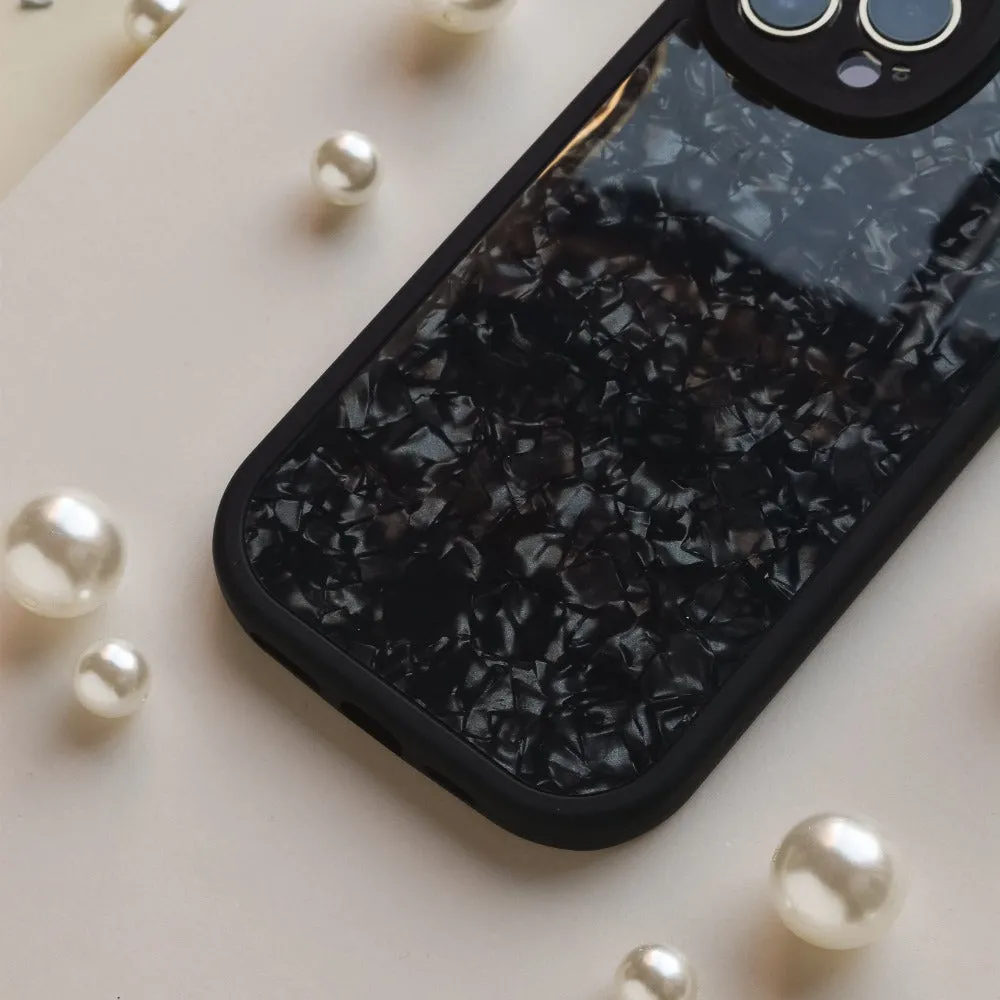 Soft Edge Look Moonstone Black Phone Case