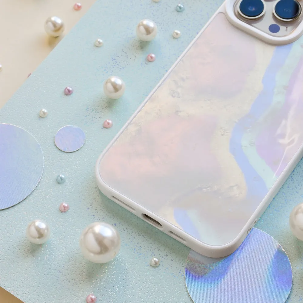Mother of Pearl Phone Case Lightweight Protection Hybrid Edge