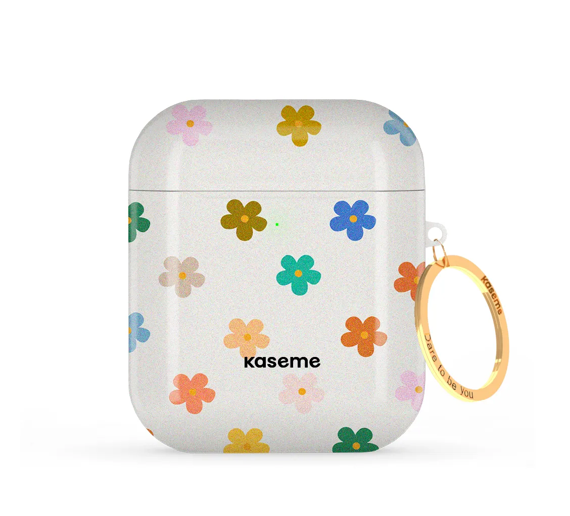 Woodstock AirPods Case Minimal Compact Organizer compact lightweight pastel leather protector
