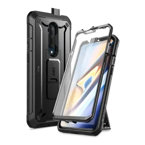Stylish Edge Rugged Outline OnePlus 7T Pro Unicorn Beetle Pro Rugged Holster Case-Black