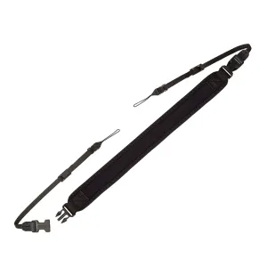 Stylish Accessory Hands Free Lanyard OP/TECH USA Mirrorless Strap with Mini QD Connectors - Black