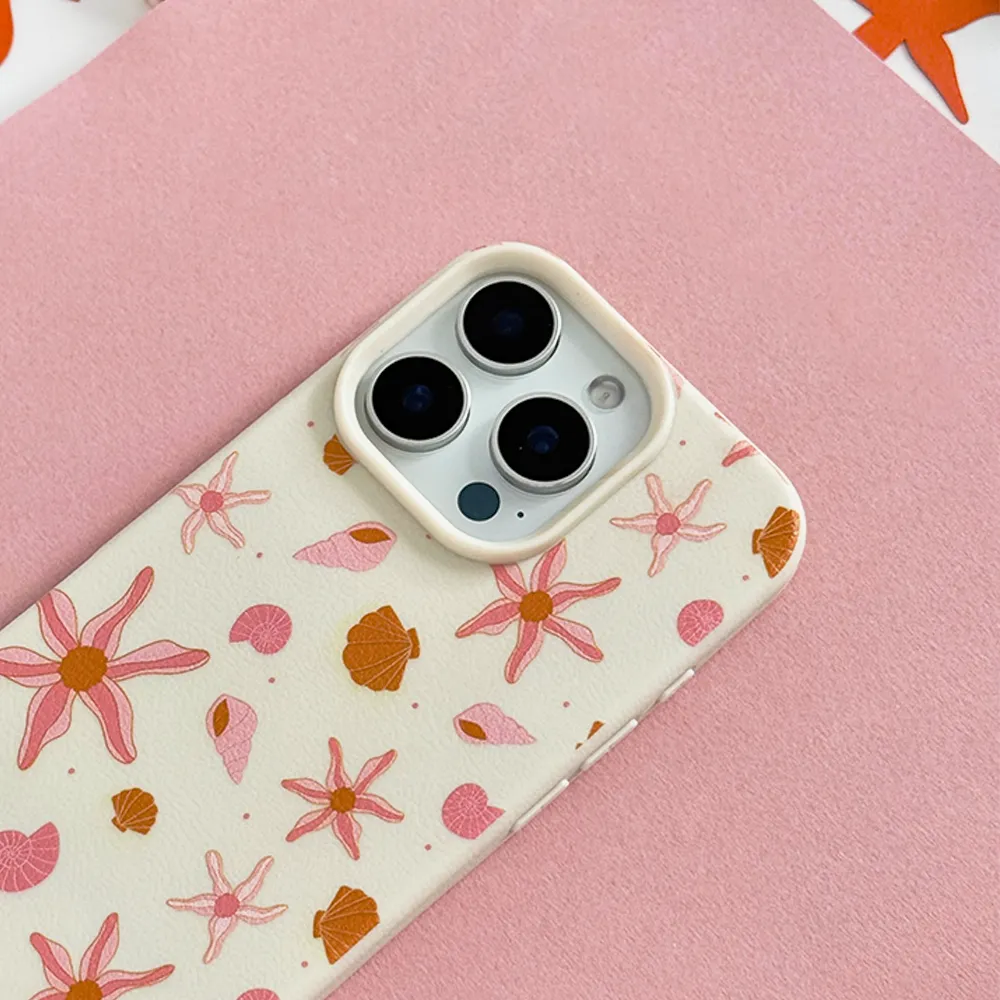 Peachy Beach Phone Case Simple Texture