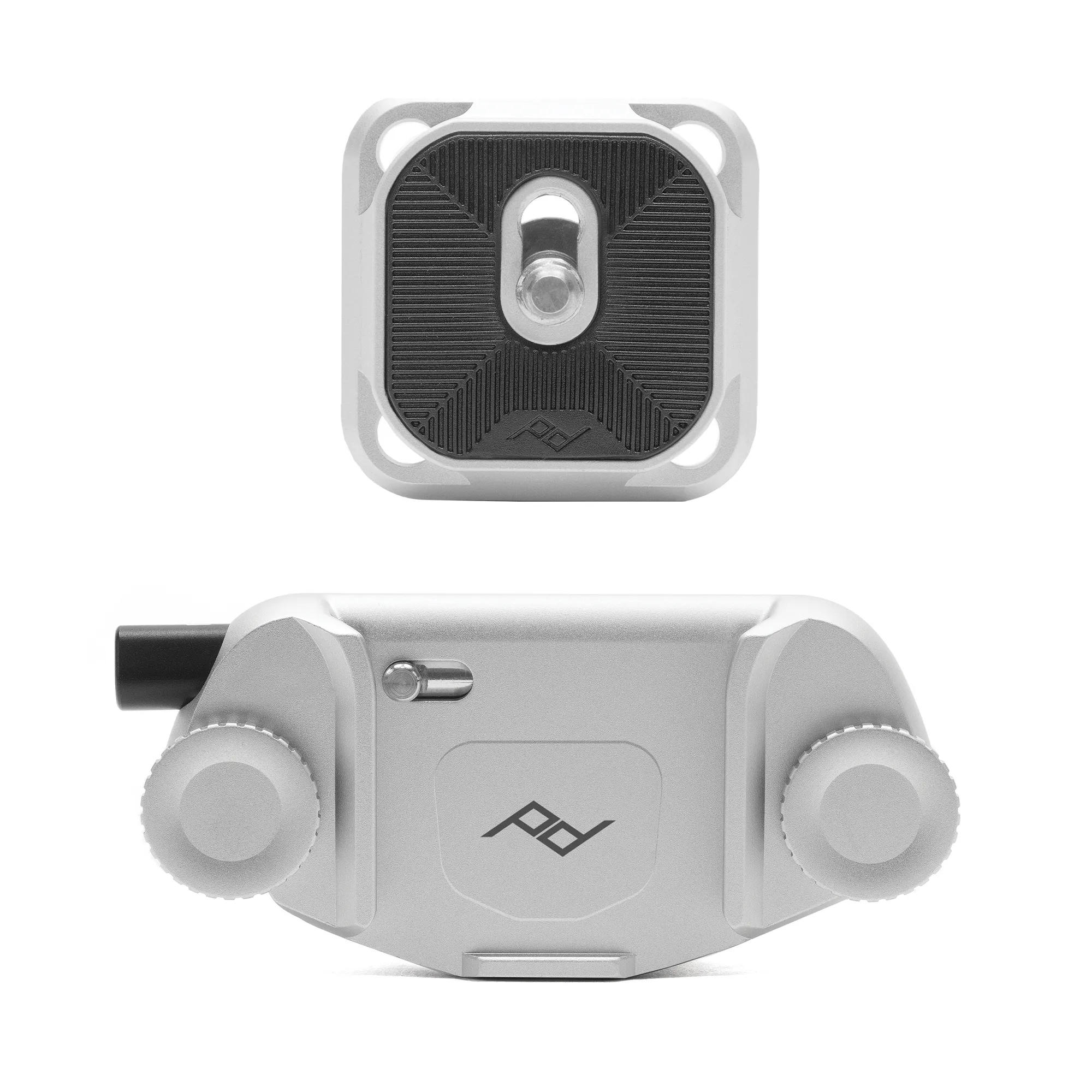 Peak Design Capture Clip V3 with Plate - Silver Glow In Dark Gear