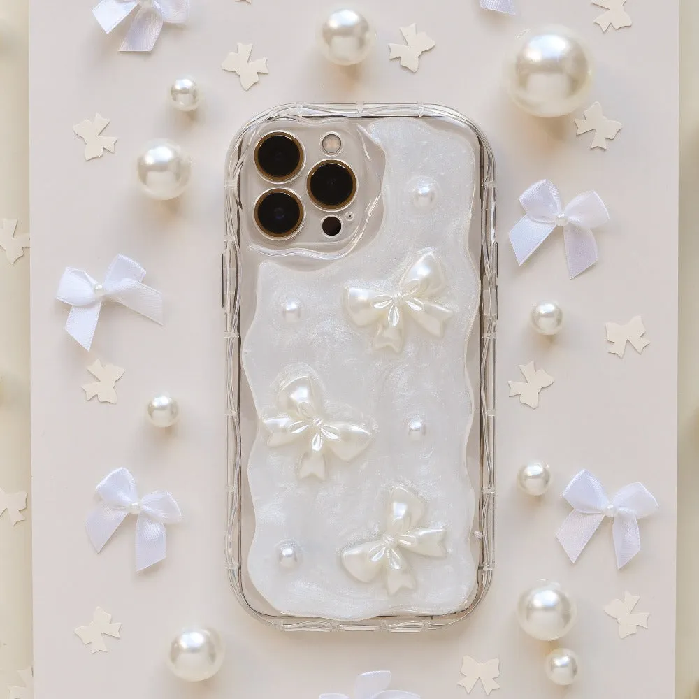 Pearls & Bows Phone Case Protective Layer