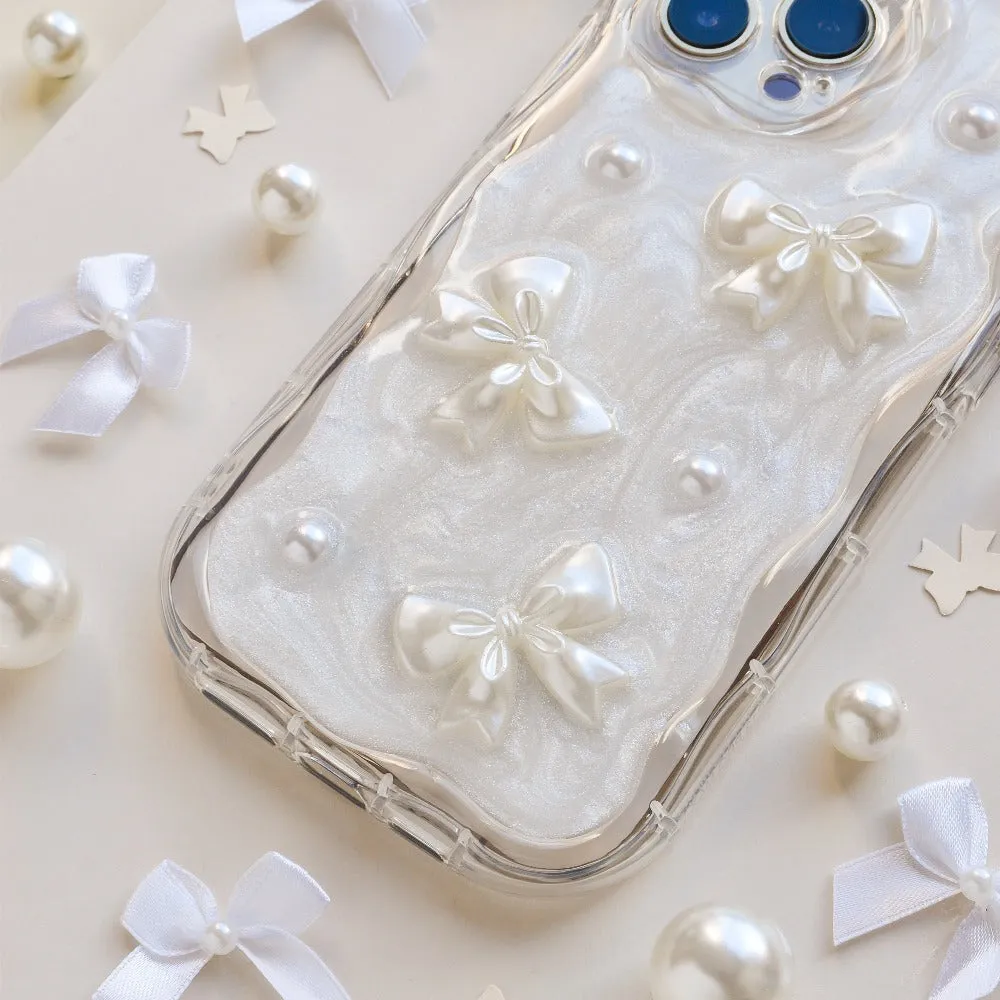 High End Look Pearls & Bows Phone Case