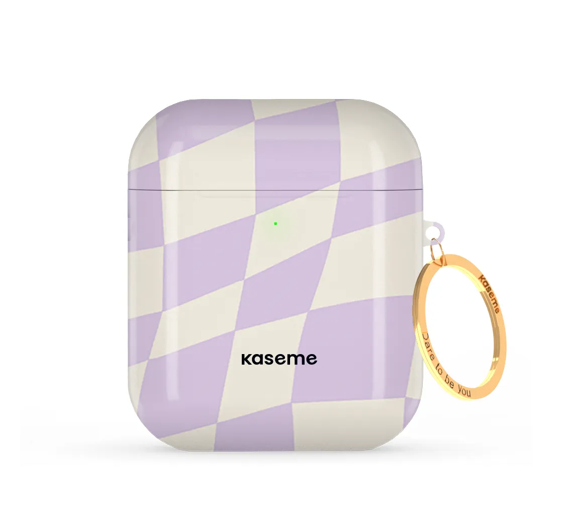 Pheonix purple AirPods Case Travel Essential Holder Soft Smooth Texture