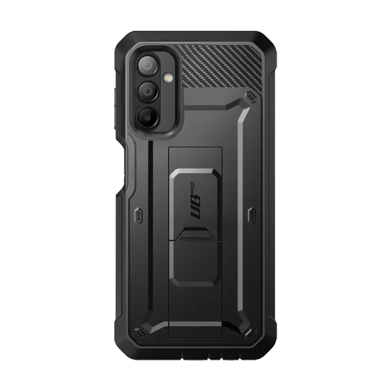 Matte Build Easy Grip Galaxy A26 Unicorn Beetle PRO Rugged Holster Case-Black