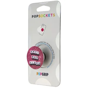Modern Grip Pop Socket Personalized Grip PopSockets: PopGrip with Swappable Top for Phones & Tablets - Anti-Bad Vibes