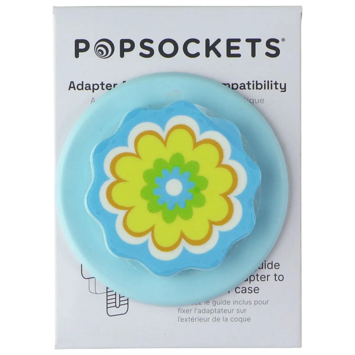 Grip Clip Duo Grip Fun PopSockets Magnetic Phone Grip and Stand for MagSafe - Kaleidoscope Blue